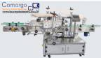 Envasadora para l�quidos, materiais viscosos, pastas e molhos com tampadora e rotutadora