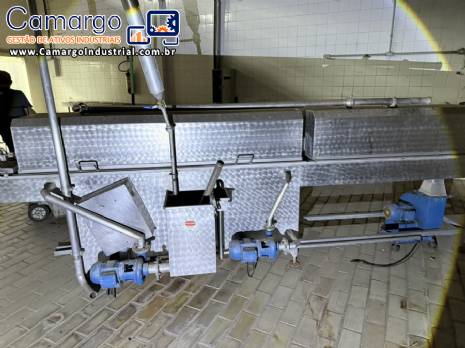 T�nel de resfriamento para Hot Fill para produtos envasados a quente