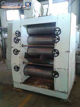 Cilindro refinador moinho de rolos em ao inox para chocolates massas