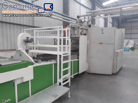 Termoformadora de copos descart�veis pl�sticos Eletro-Forming