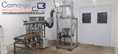 Descascador de am�ndoas de cacau moinho martelo chocolate JAF Inox