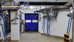 Sistema de esteriliza��o de containers com v�lvulas autom�ticas em inox Spirax Sarco