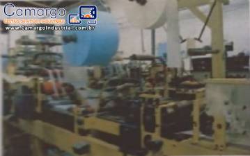 Linha m�quinas para produ��o de fraldas 120 pe�as por minuto Martini