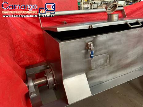 Misturador de p�s em a�o inox 600 litros para p�s