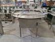 Mesa acumuladora girat�ria em a�o inox Masipack 1200 mm