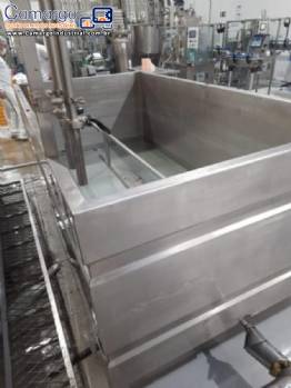 Tanque isolado em a�o inox para fabrica��o de queijos leite latic�nio BB Inox 3500 litros