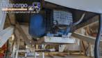 Misturador de p�s 250 L horizontal em a�o inox