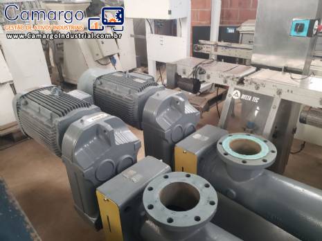 Bomba positiva helicoidal Nemo Netzsch 30 CV  70.000 litros por hora