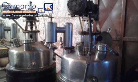 Reator de press�o buller a�o inox para 300 kg