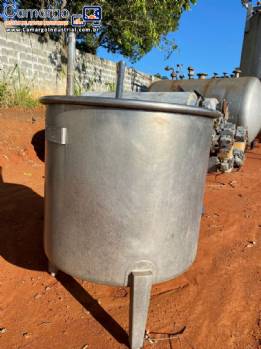 Tanque misturador em a�o inox Zegla 500 litros