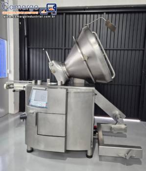 Embutideira � v�cuo com torcedor e com tombador elevador Handtmann at� 6.000 kg por hora